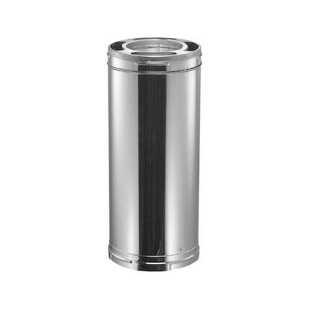 Duravent DuraVent DuraPlus 6 in. D X 12 in. L Galvanized Steel Chimney Pipe 6DP-12